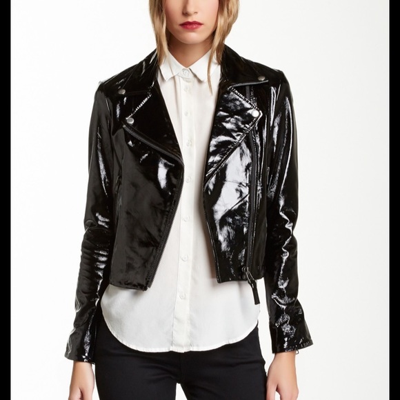 🆕Laundry by Shelli Segal>Lurex moto jacket NWOT - Picture 7 of 8